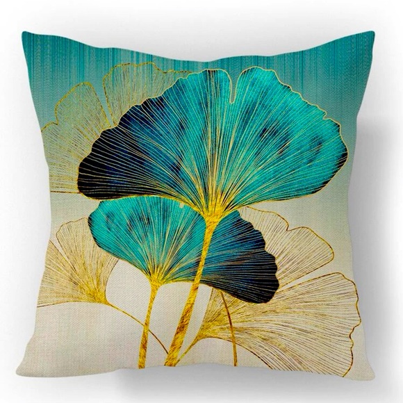 Other - 💐🔵Set of 2-Ginkgo Biloba Print Indoor/Outdoor Waterproof Covers Without Filler